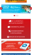 How focusshop.ch looks like on a mobile device such as an iPhone.