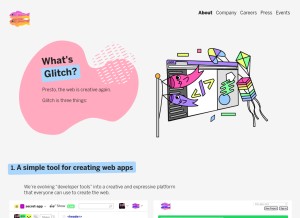 How fogcreek.com looks like on a tablet such as an iPad.