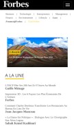 How forbes.fr looks like on a mobile device such as an iPhone.