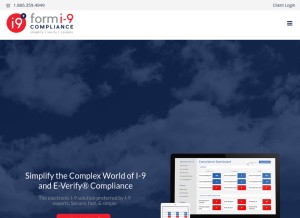 How formi9.com looks like on a tablet such as an iPad.
