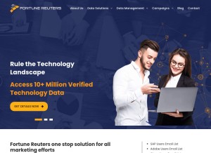 How fortunereuters.com looks like on a tablet such as an iPad.
