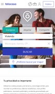 How fotocasa.es looks like on a mobile device such as an iPhone.
