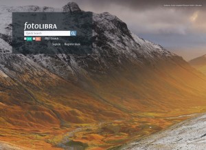How fotolibra.com looks like on a tablet such as an iPad.