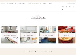 How fourgenerationsoneroof.com looks like on a tablet such as an iPad.
