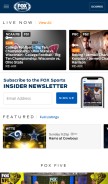 How foxs.pt looks like on a mobile device such as an iPhone.