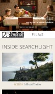 How foxsearchlight.com looks like on a mobile device such as an iPhone.