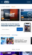 How foxsports.com looks like on a mobile device such as an iPhone.