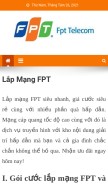 How fpt.info.vn looks like on a mobile device such as an iPhone.