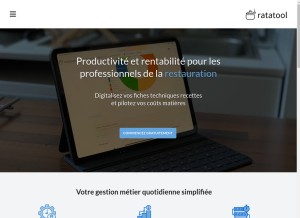 How fr.ratatool.com looks like on a tablet such as an iPad.