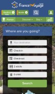 How france-voyage.com looks like on a mobile device such as an iPhone.