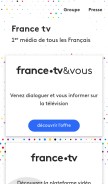 How francetelevisions.fr looks like on a mobile device such as an iPhone.