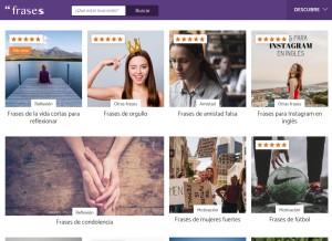 How frasess.net looks like on a tablet such as an iPad.