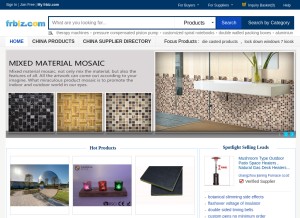 How frbiz.com looks like on a tablet such as an iPad.