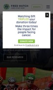 How fredhutch.org looks like on a mobile device such as an iPhone.