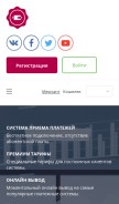 How free-kassa.ru looks like on a mobile device such as an iPhone.