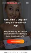 How freefuckbookapp.com looks like on a mobile device such as an iPhone.