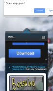 How freegamesdl.net looks like on a mobile device such as an iPhone.