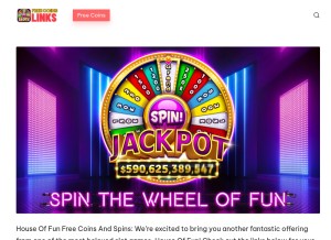 How freehofcoins.com looks like on a tablet such as an iPad.