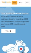 How freetobook.com looks like on a mobile device such as an iPhone.