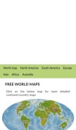 How freeworldmaps.net looks like on a mobile device such as an iPhone.
