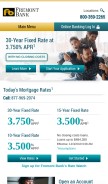 How fremontbank.com looks like on a mobile device such as an iPhone.