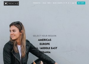 How frenchiebulldog.com looks like on a tablet such as an iPad.