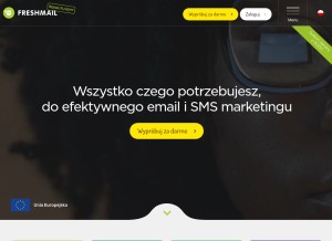 How freshmail.pl looks like on a tablet such as an iPad.