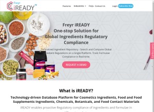 How freyriready.com looks like on a tablet such as an iPad.