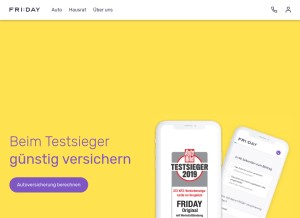 How friday.de looks like on a tablet such as an iPad.