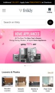 How frikly.com looks like on a mobile device such as an iPhone.