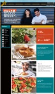 How fsafood.com looks like on a mobile device such as an iPhone.