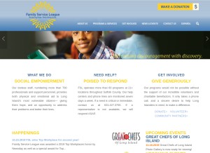 How fsl-li.org looks like on a tablet such as an iPad.