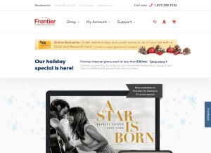 How ftr.com looks like on a tablet such as an iPad.
