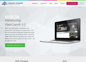 How ftsgps.com looks like on a tablet such as an iPad.