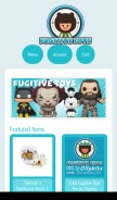 How fugitivetoys.com looks like on a mobile device such as an iPhone.