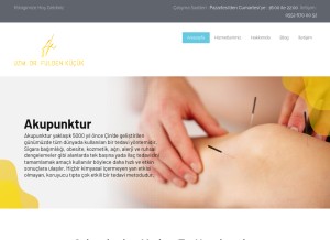 How fuldenkucuk.com looks like on a tablet such as an iPad.