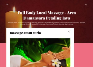 How full-body-massage-damansara-petaling.blogspot.com looks like on a tablet such as an iPad.