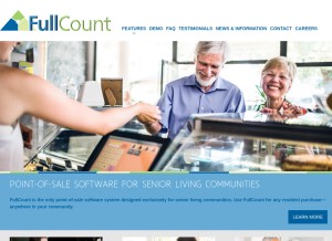 How fullcount.net looks like on a tablet such as an iPad.