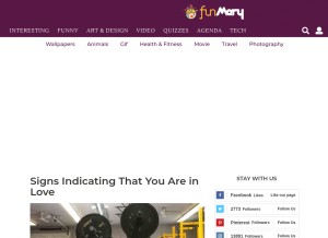 How funmary.com looks like on a tablet such as an iPad.