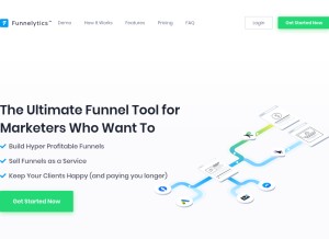 How funnelytics.io looks like on a tablet such as an iPad.