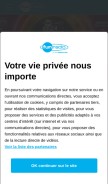 How funradio.fr looks like on a mobile device such as an iPhone.