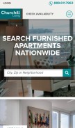 How furnishedhousing.com looks like on a mobile device such as an iPhone.