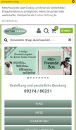 How futterfreund.de looks like on a mobile device such as an iPhone.
