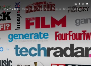 How futurecdn.net looks like on a tablet such as an iPad.