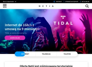 How futuro.pl looks like on a tablet such as an iPad.