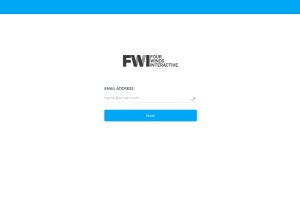 How fwicloud.com looks like on a tablet such as an iPad.