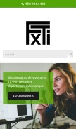 How fxti.ca looks like on a mobile device such as an iPhone.