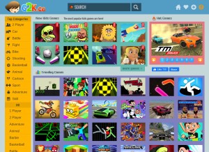 How g2k.co looks like on a tablet such as an iPad.