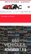 How gaaclassiccars.com looks like on a mobile device such as an iPhone.