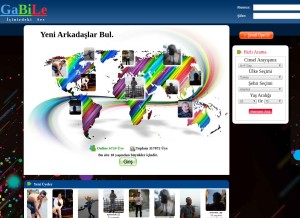 How gabile.com looks like on a tablet such as an iPad.